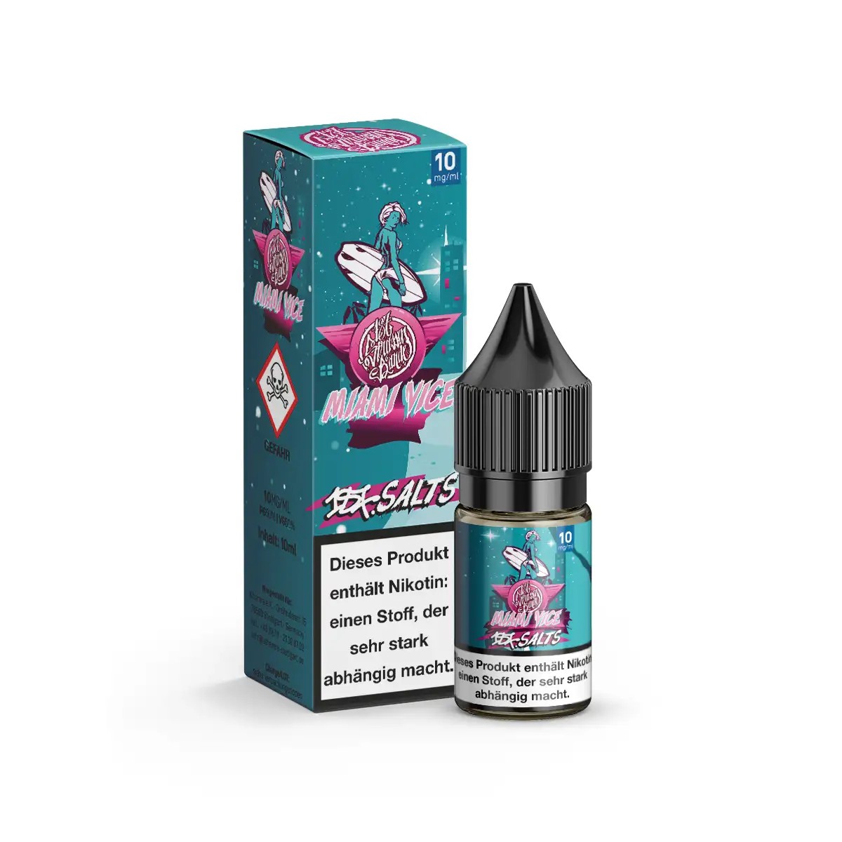 187 Salts Nikotinsalz Liquid Miami Vize 10mg/ml 10ml