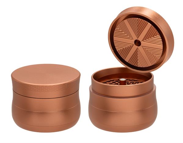 V-Syndicate Grinder Gridlock Metall 4-teilig 72mm Rose Gold