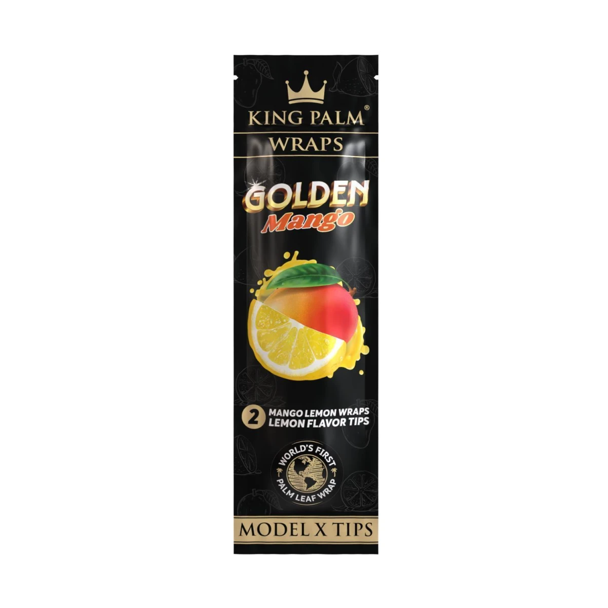 King Palm Palm Wraps + Tips (2 Stück pro Packung) Golden Mango