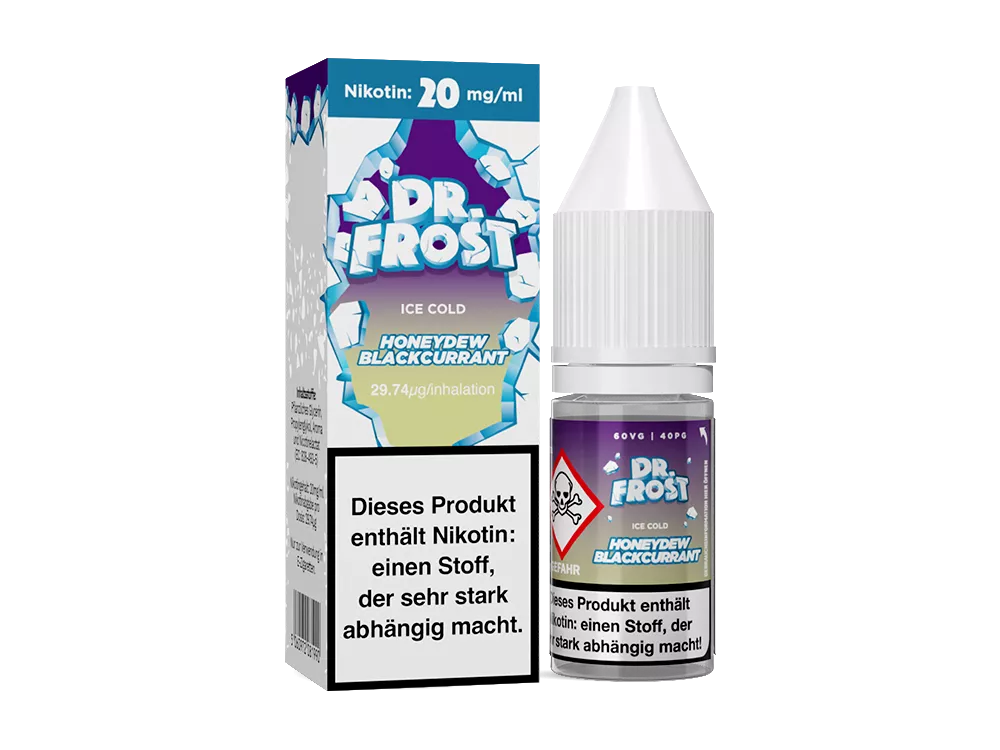 Dr. Frost Nikotinsalz Liquid Honeydew Blackcurrant