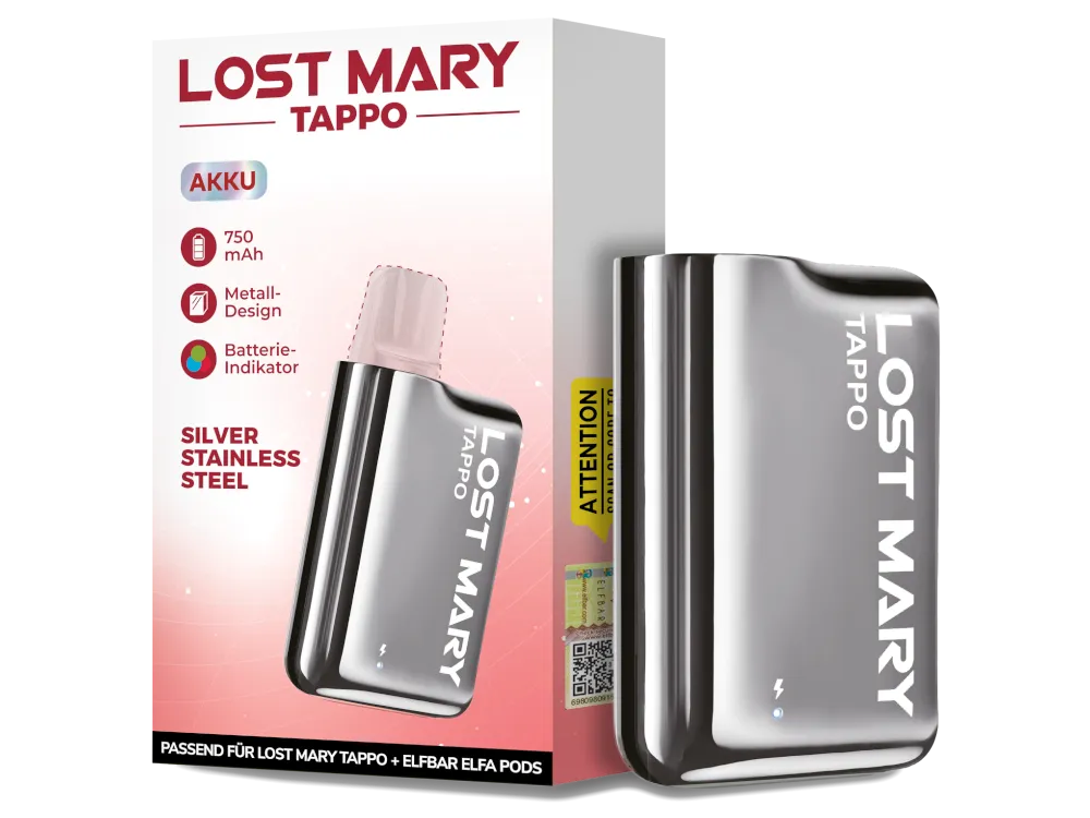 Lost Mary Akku Tappo Silber 750mAh