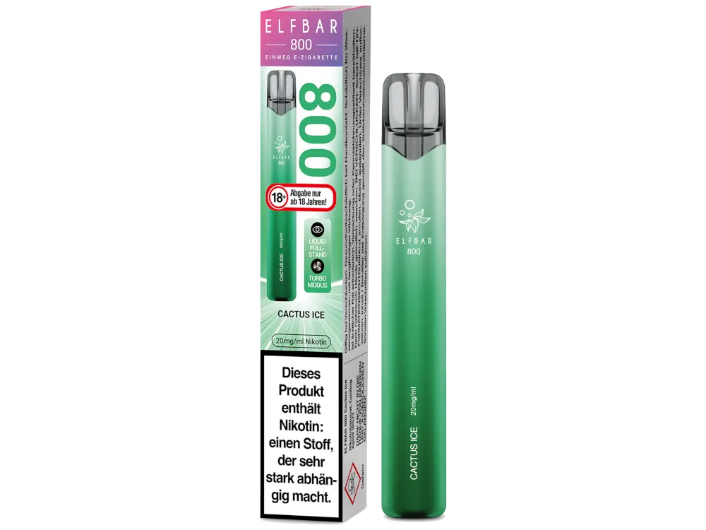 Elfbar Einweg E-Zigarette 800 Cactus Ice 20mg/ml
