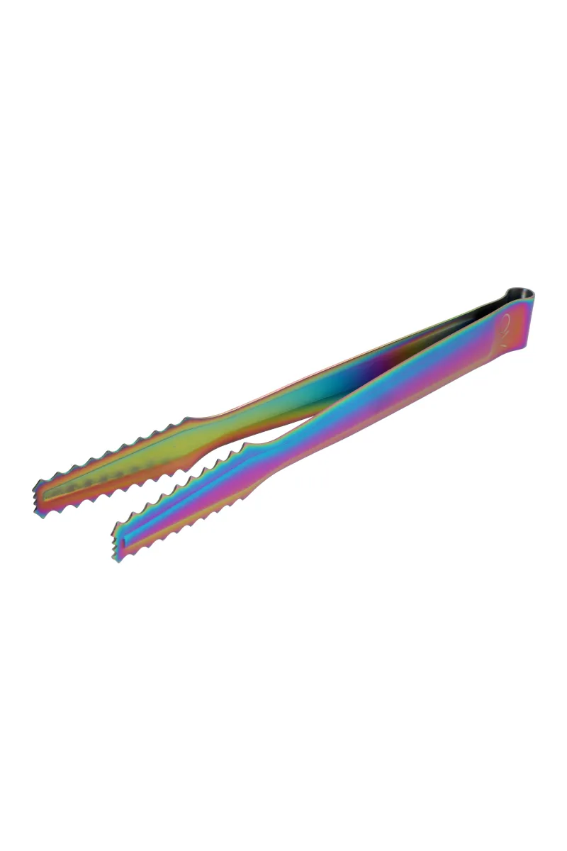 AO Riesenkohlezange Edelstahl 30cm Rainbow