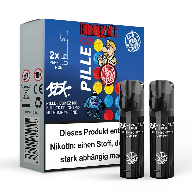 187 Strassenbande Prefilled Pod 20mg/ml (2 Stück pro Packung) Pille - Bonez MC
