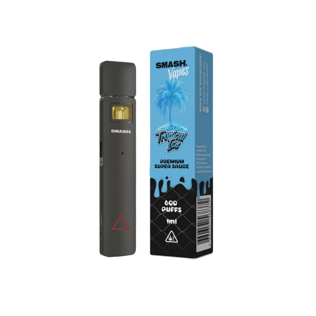 Smash Super Sauce Einweg Vape 1ml Tropical Ice