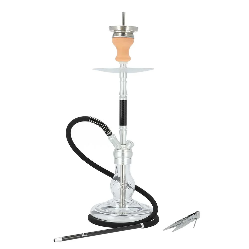 Smokezilla Shisha Irys Alu Shiny Silber