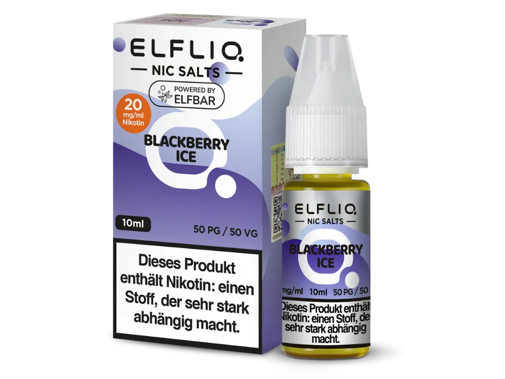 Elfliq Nikotinsalz Liquid Blackberry Ice 20mg/ml 10ml