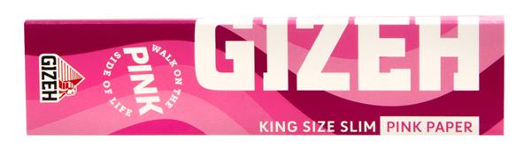 Gizeh Longpapes Pink King Size Slim (34 Stück pro Packung)