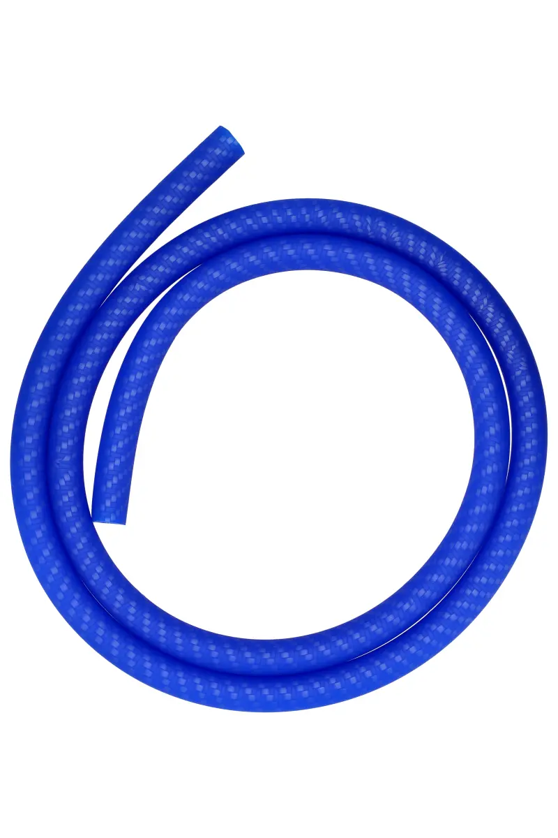 AO Soft-Touch Silikonschlauch CARBON Blau