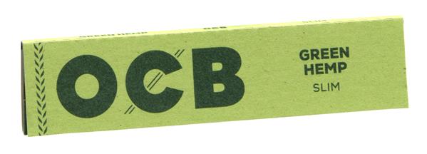 OCB Longpapes Green Hemp King Size Slim (32 Stück pro Packung)