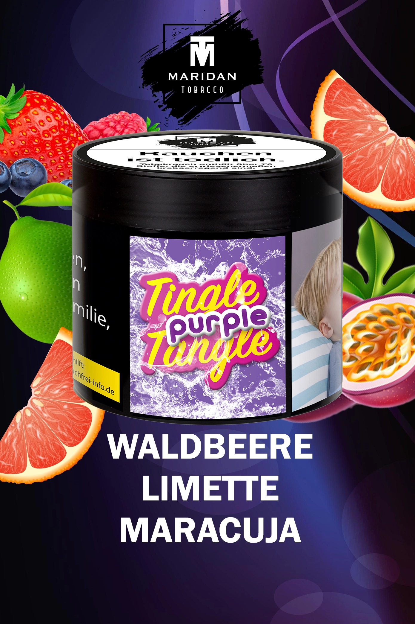Maridan Tabak Tingle Tangle Purple 200g