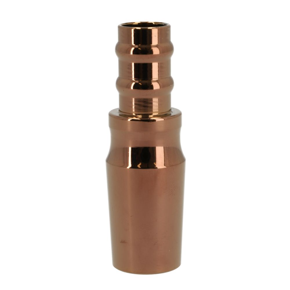 Schlauchanschluss Edelstahl Shiny Rose Gold 18/8