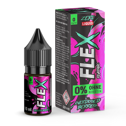 Revoltage Nikotinsalz Liquid Flex Overdosed Berries 0mg/ml 10ml