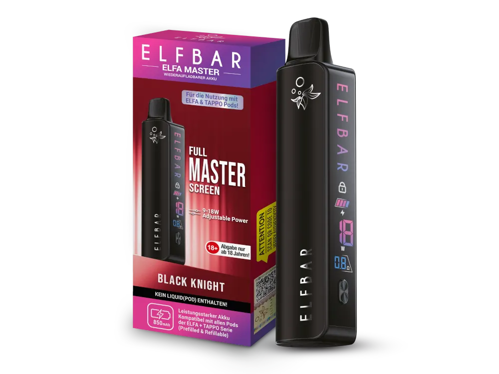 Elfbar Elfa Master Akku Black Knight 850mAh