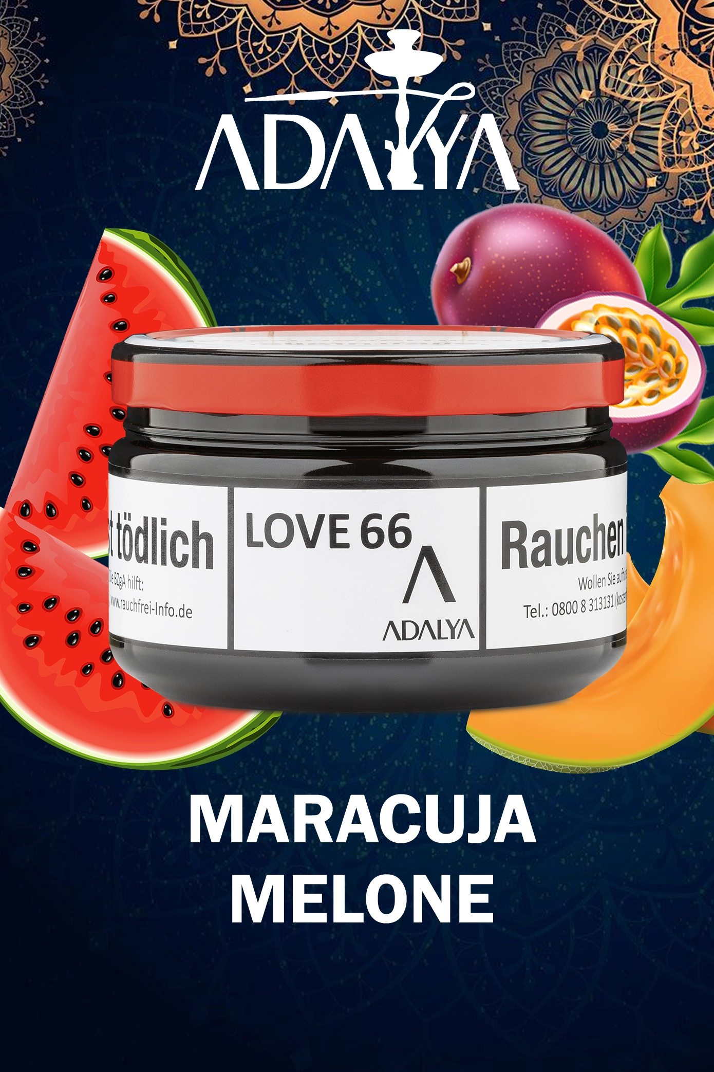 Adalya Trockentabak Love 66 100g