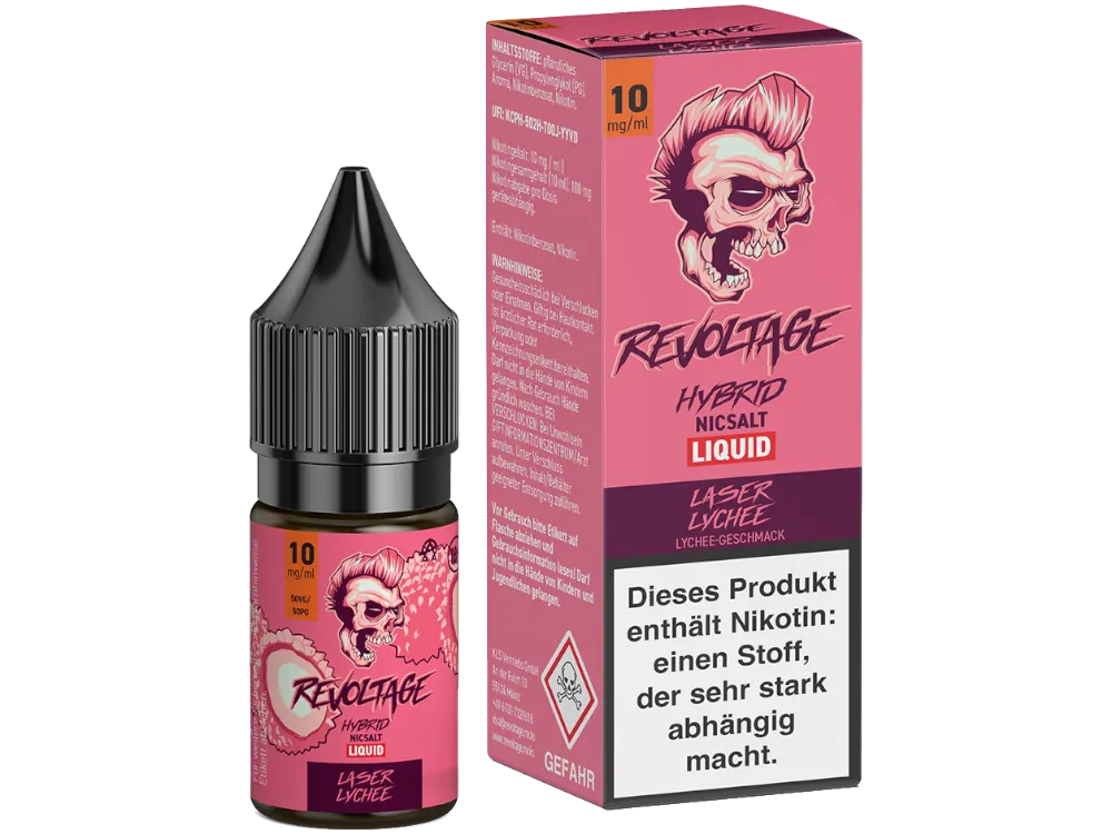 Revoltage Hybrid Nikotinsalz Liquid Laser Lychee 10mg/ml 10ml