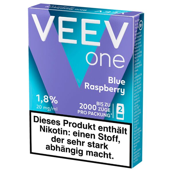 Veev Prefilled Pod One (2 Stück Pro Packung) Blue Raspberry