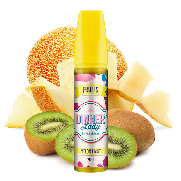Dinner Lady Aroma Fruits Kiwi Melon 20ml (Longfill)