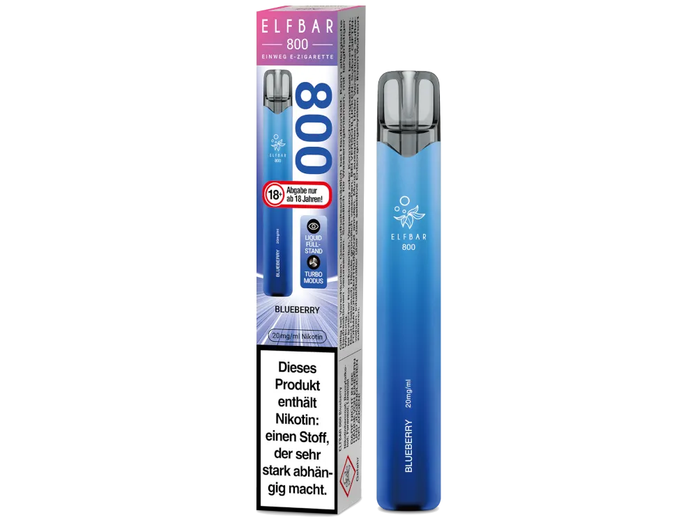 Elfbar Einweg E-Zigarette 800 Blueberry 20mg/ml