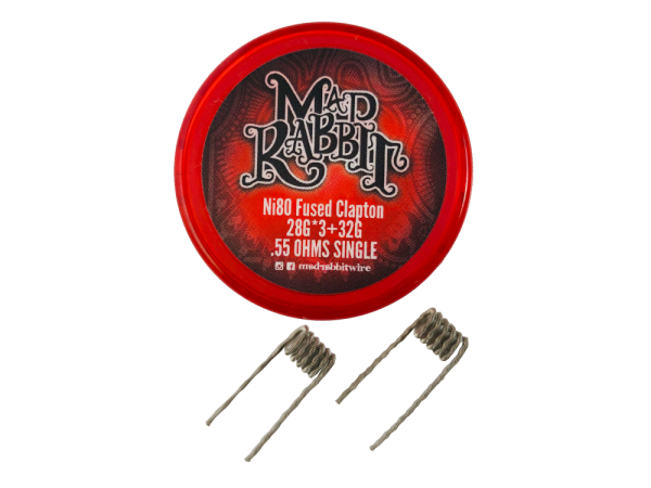 Mad Rabbit Ni80 Fused Clapton Coil (2 Stück pro Packung)