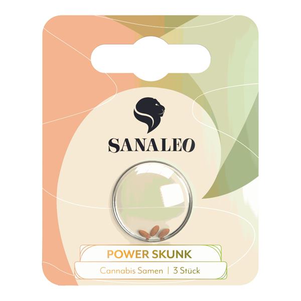 Sanaleo Cannabis Samen Autoflowering Power Skunk (3 Stück pro Packung)