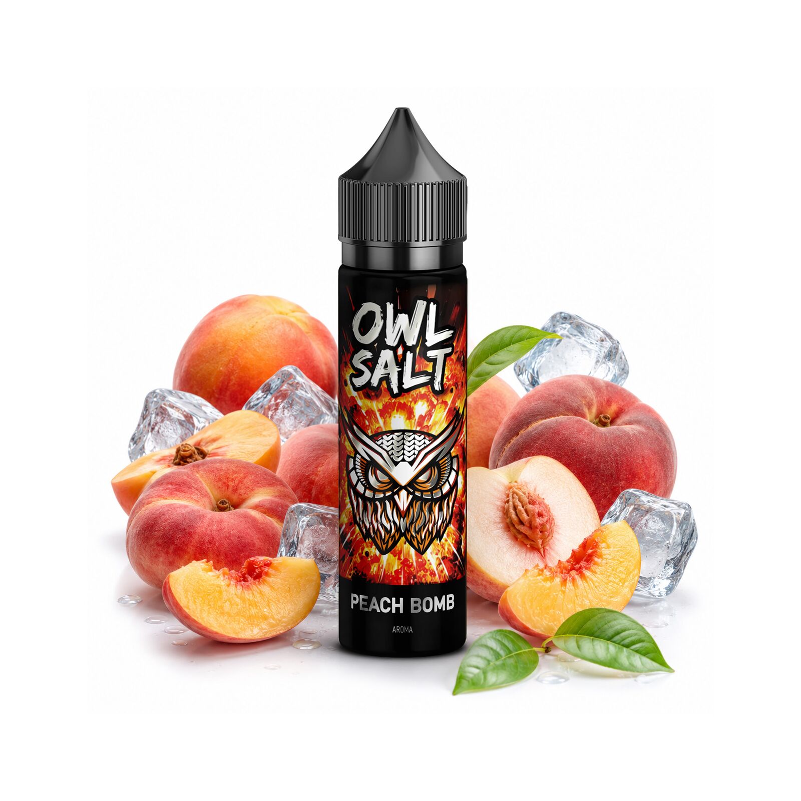 Owl Salt Aroma Peach Bomb 10ml (Longfill)