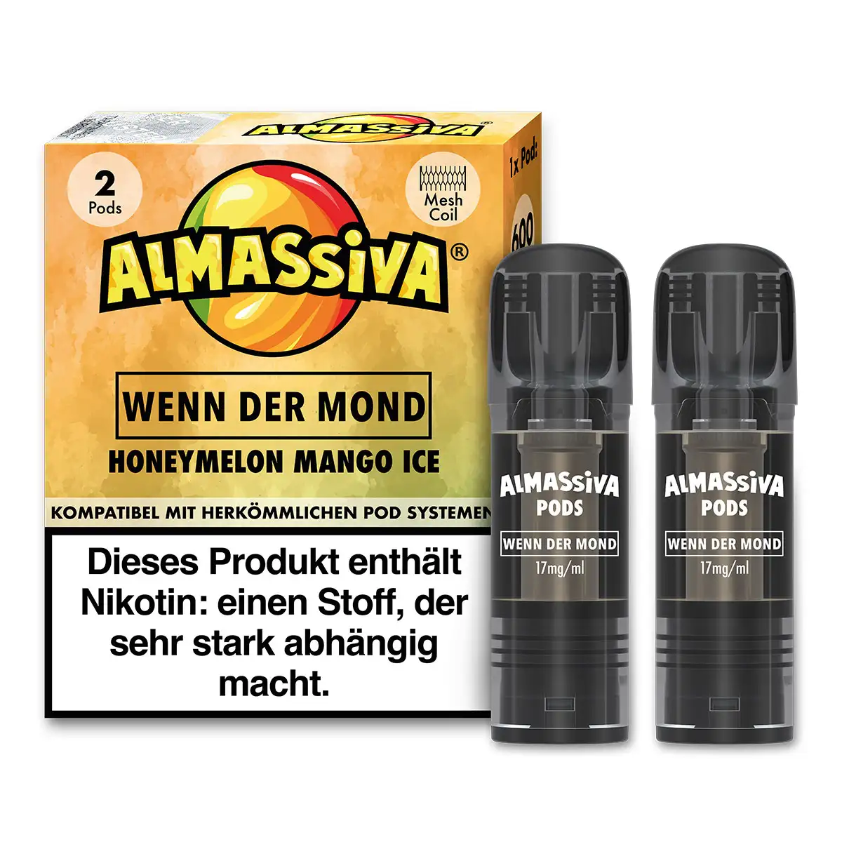 Al Massiva Prefilled Pod 17mg/ml (2 Stück pro Packung) Wenn der Mond