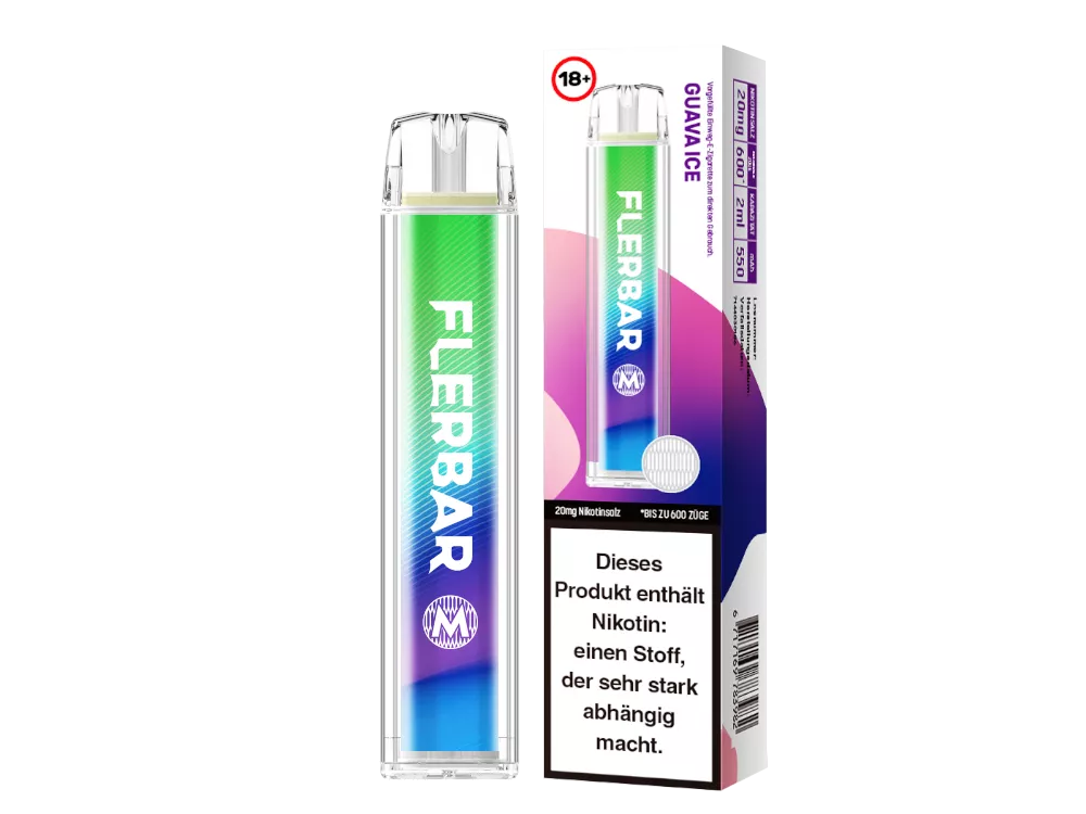 Flerbar M Einweg E-Zigarette Guava Ice 20mg/ml