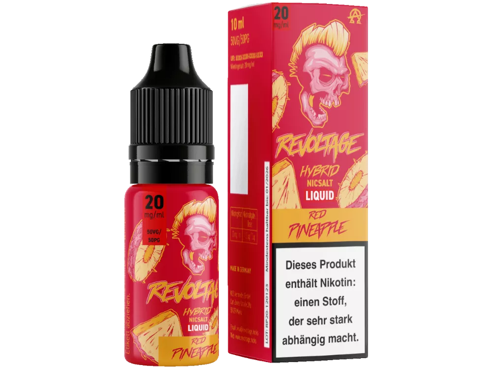 Revoltage Hybrid Nikotinsalz Liquid Red Pineapple 20mg/ml 10ml