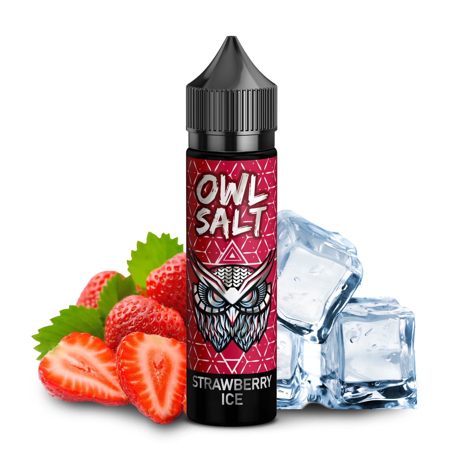 Owl Salt Aroma Strawberry Ice 10ml (Longfill)