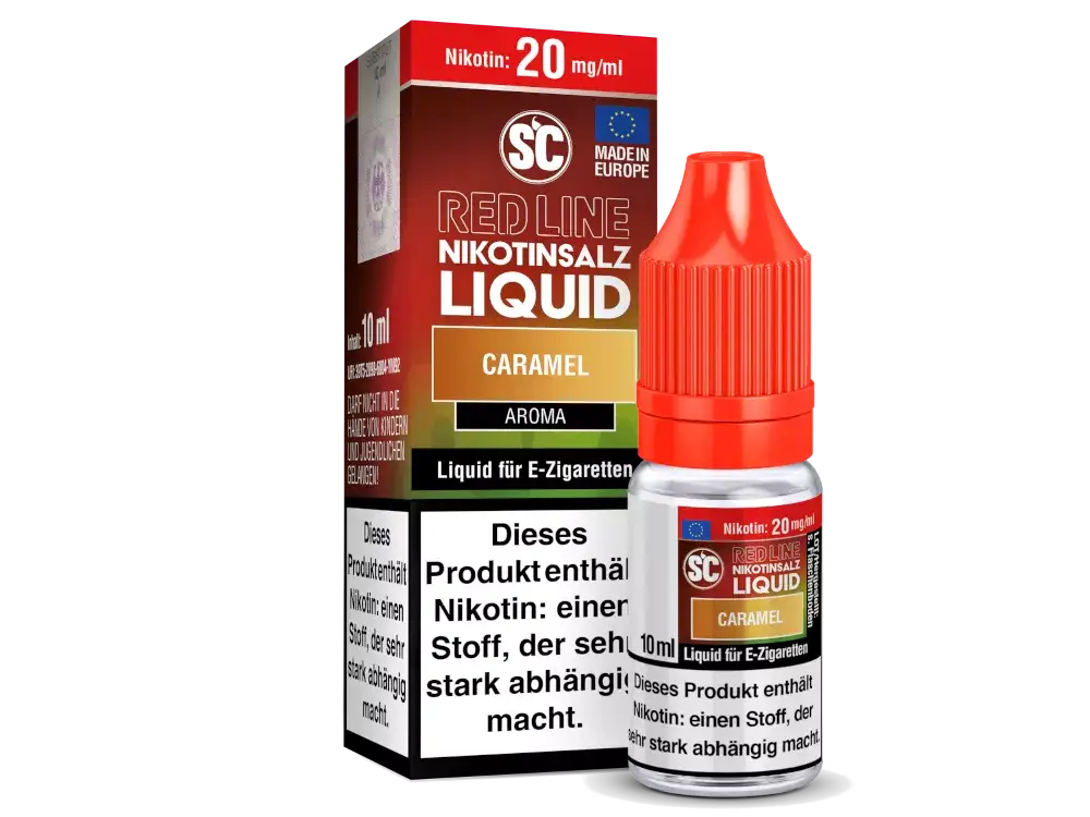 SC Nikotinsalz Liquid Red Line Caramel 10mg/ml 10ml