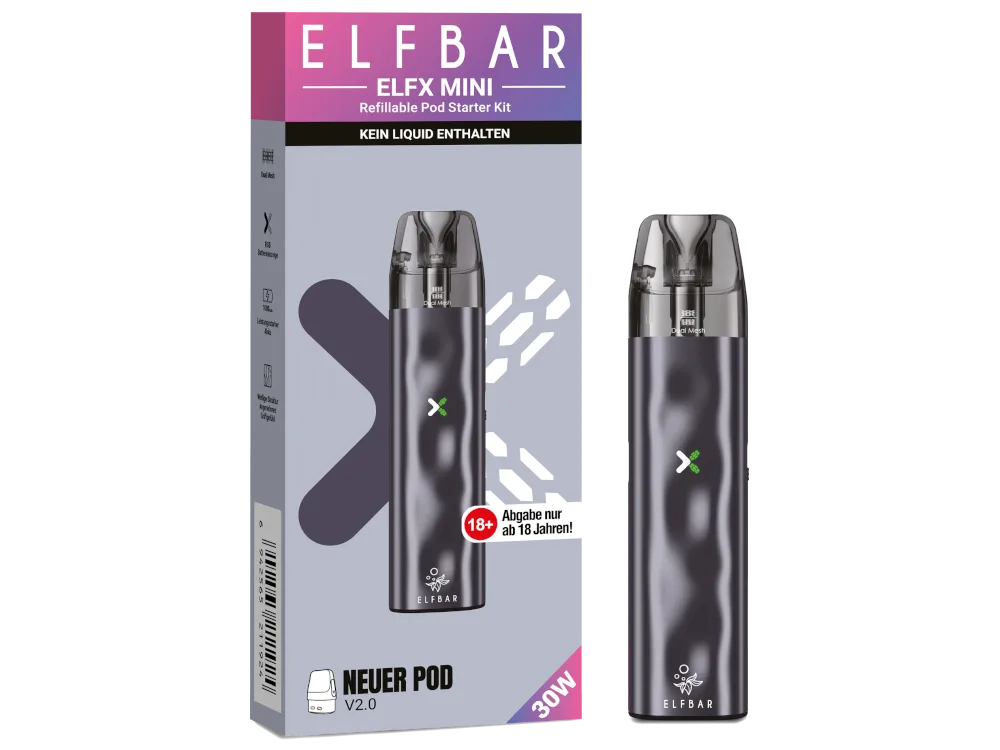 Elfbar E-Zigarette Elfx Mini Grey