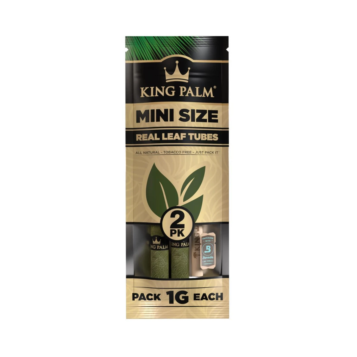 King Palm Rolls Mini (2 Stück pro Packung) Natural