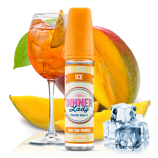 Dinner Lady Aroma Ice Sun Tan Mango 20ml (Longfill)
