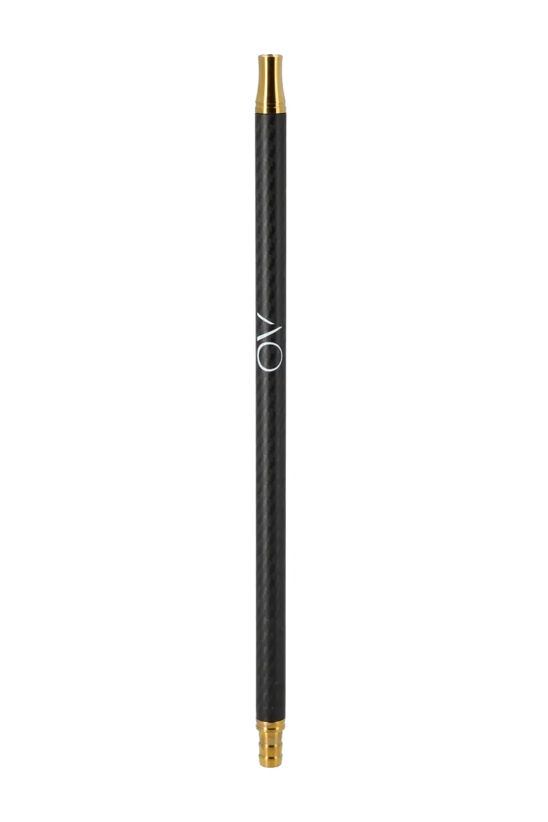 AO Carbon Mundstück Edelstahl Schwarz Matt Gold