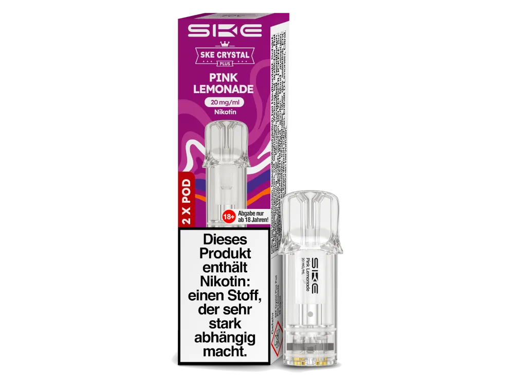 SKE Crystal Plus Pod Pink Lemonade (2 Stück pro Packung)