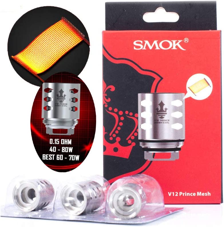 Smok Coils V12 Prince Mesh 0.15 Ohm (3 Stück pro Packung)