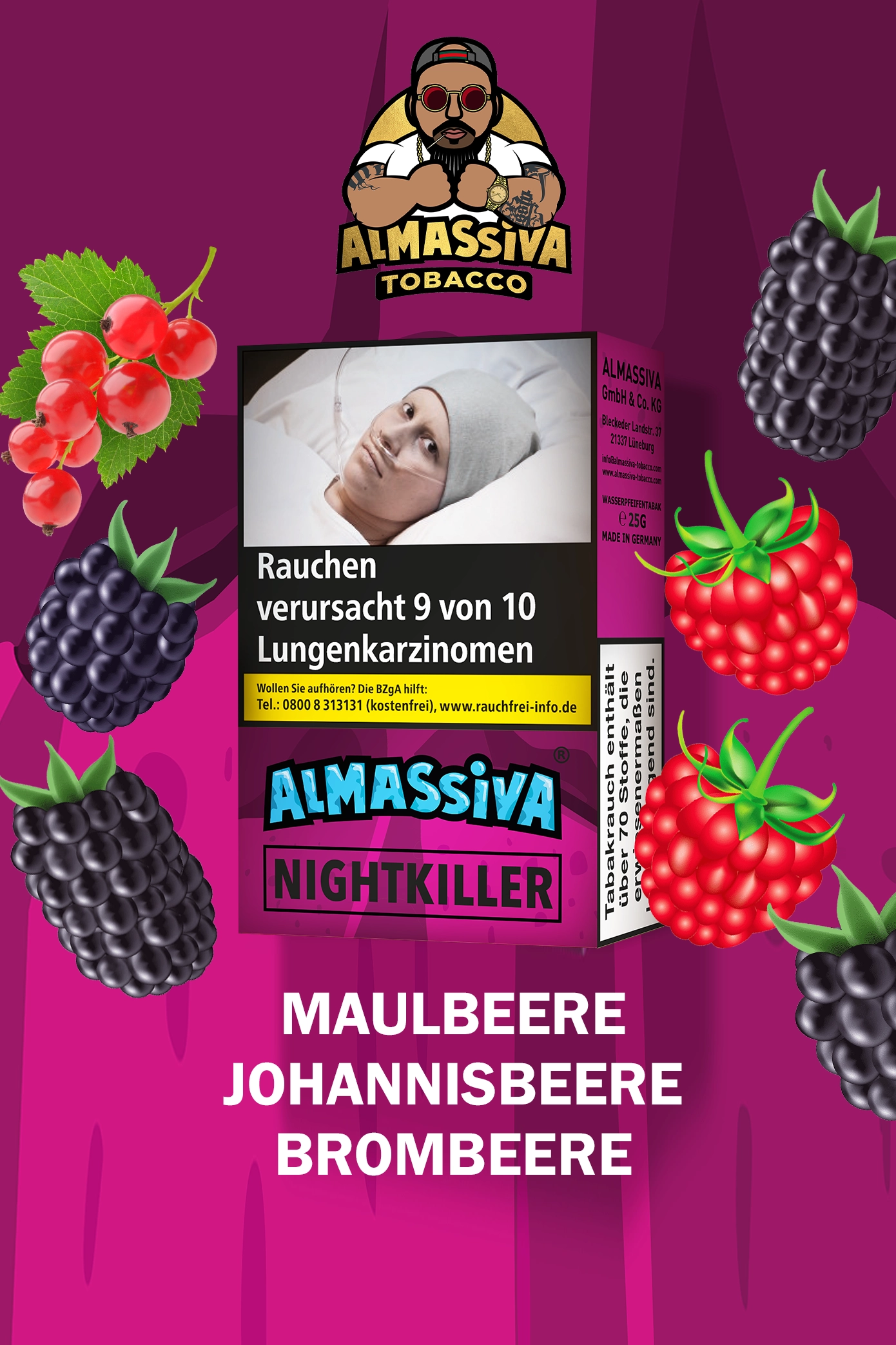 Al Massiva Tabak 25g Nightkiller
