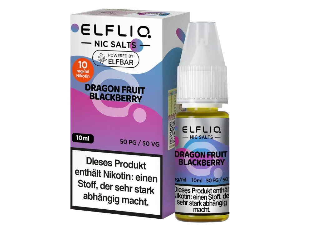 Elfliq Nikotinsalz Liquid Dragon Fruit Blackberry 10mg/ml 10ml