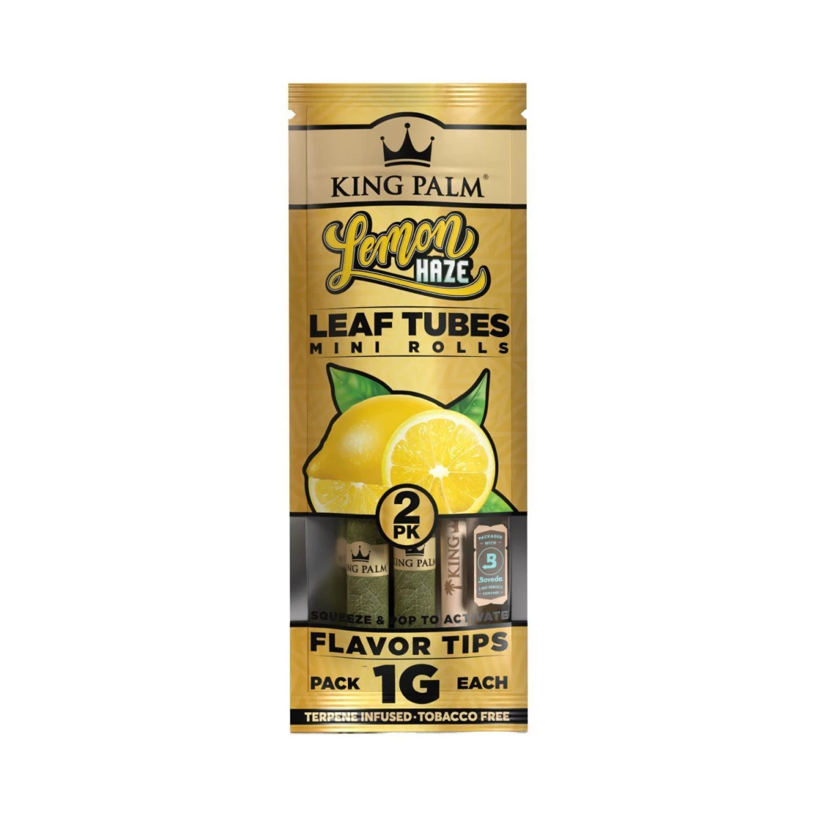 King Palm Rolls Mini (2 Stück pro Packung) Lemon Haze