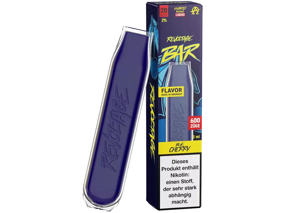 Revoltage Einweg E-Zigarette Blue Cherry 20mg/ml
