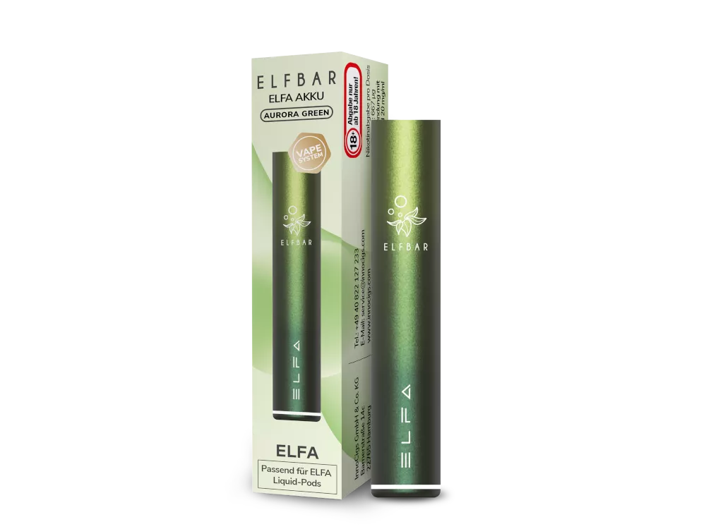 Elfbar Elfa Akku 500 mAh Aurora Grün