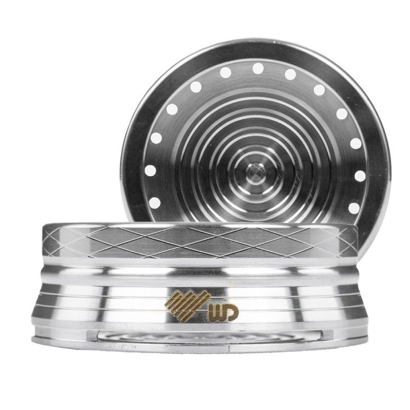WD Hookah HMD Smokebox 001 Edelstahl Silber