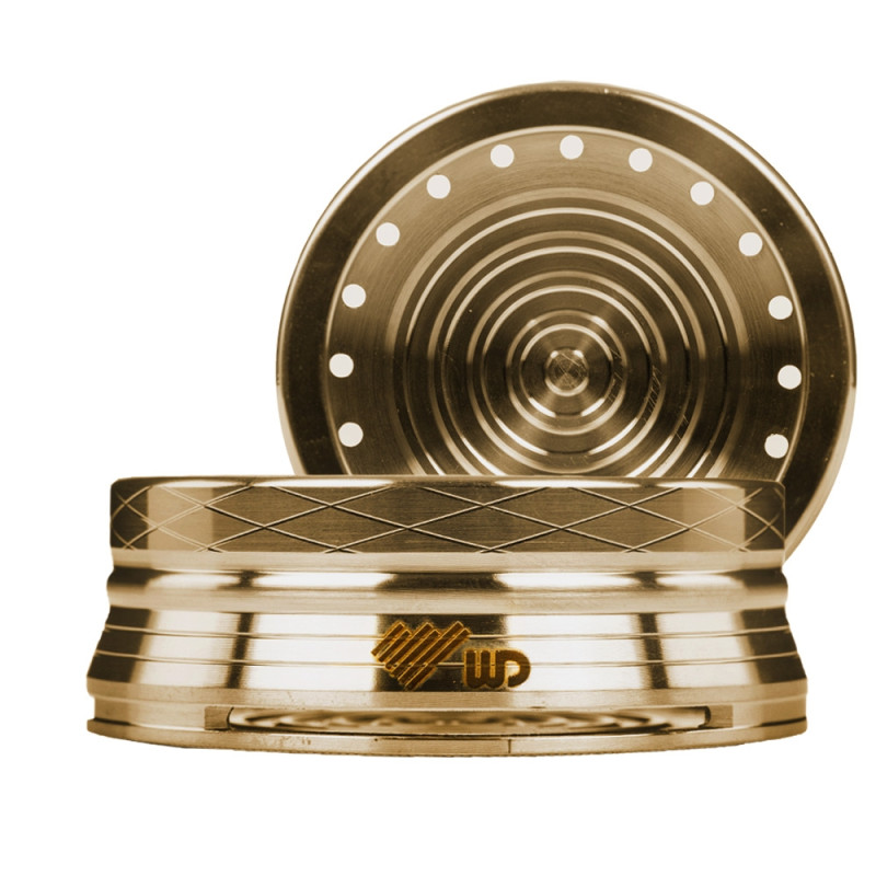 WD Hookah HMD Smokebox 001 Edelstahl Gold