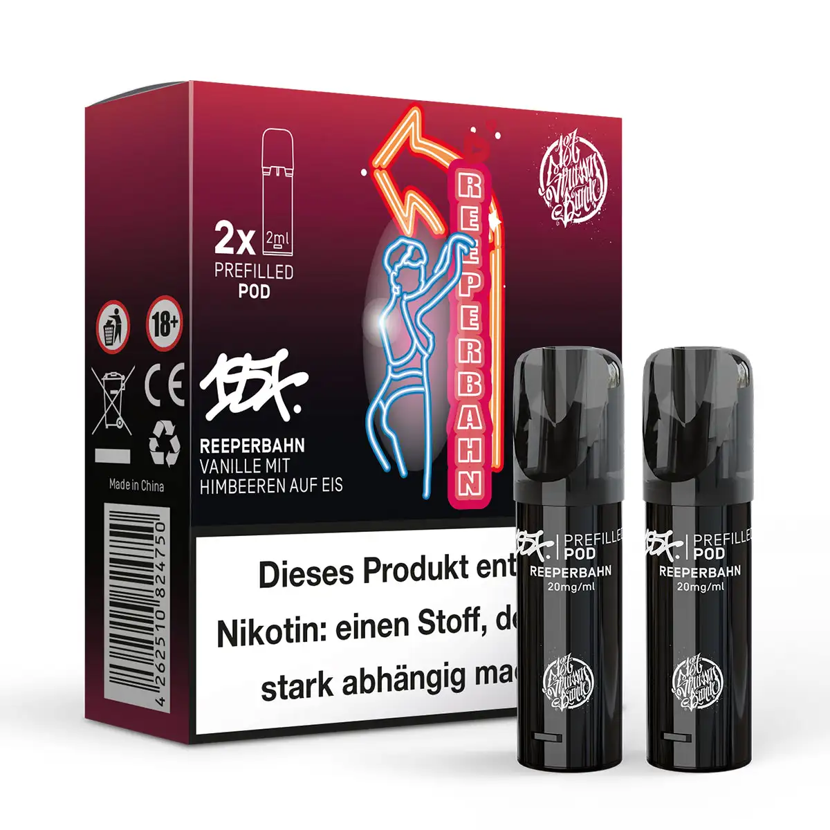 187 Strassenbande Prefilled Pod Reeperbahn 20mg/ml (2 Stück pro Packung)