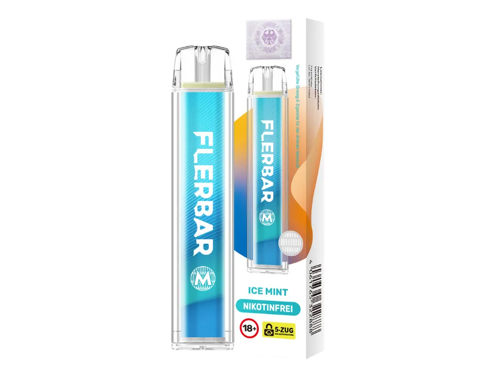 Flerbar M Einweg E-Zigarette 0mg/ml Ice Mint