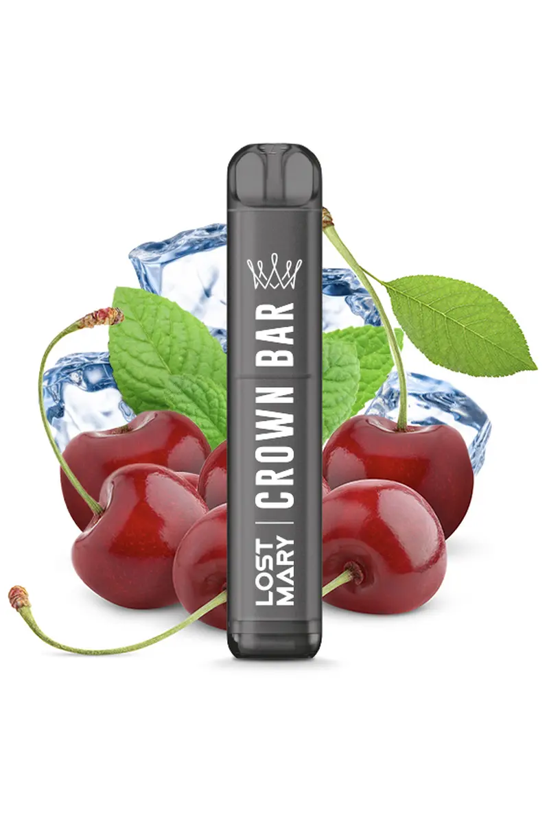 Crown Bar Einweg E-Zigarette AM600 CP Cherry Ice 20mg/ml