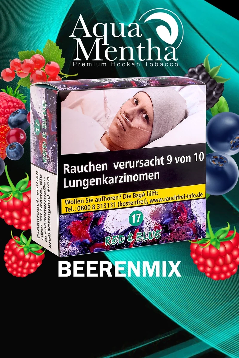 Aqua Mentha Tabak Red & Blue 200g