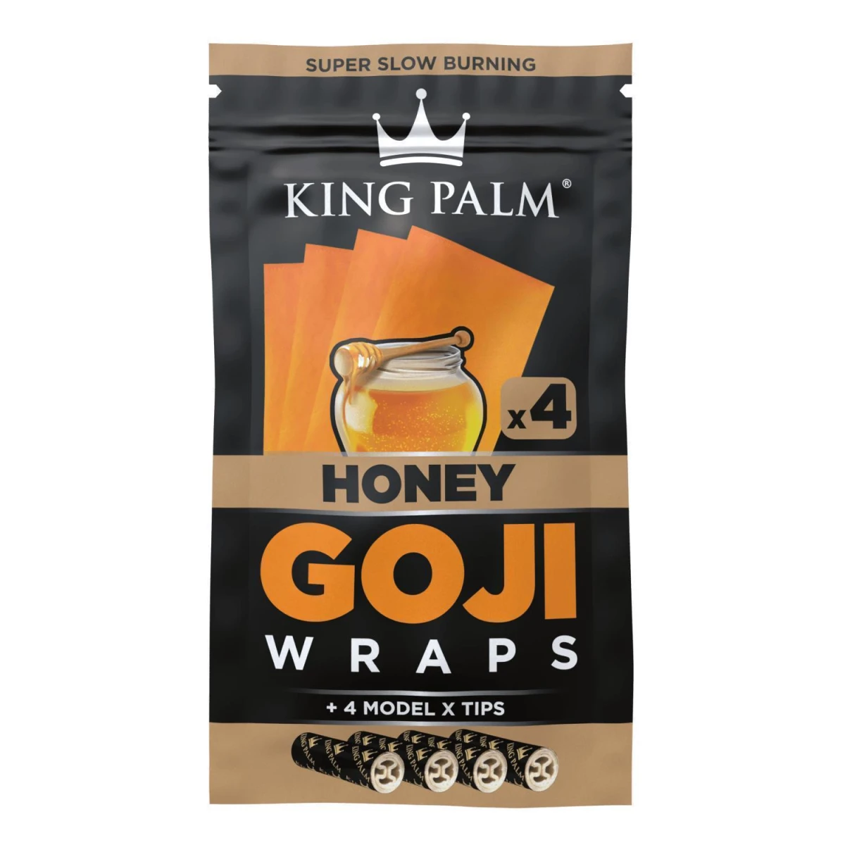 King Palm Goji Wraps + Tips (2 Stück pro Packung) Honey