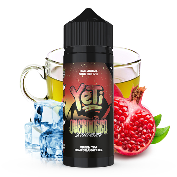 Yeti Aroma Green Tea Pomegranate Ice 10ml (Longfill)